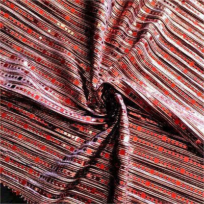100% polyester metalliska paljetter tyg