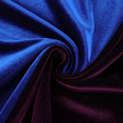 90% polyester 10% spandex sammetstyg