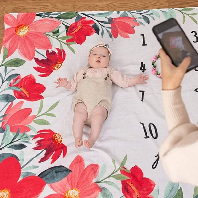 Digital Printed Milestone Blanket