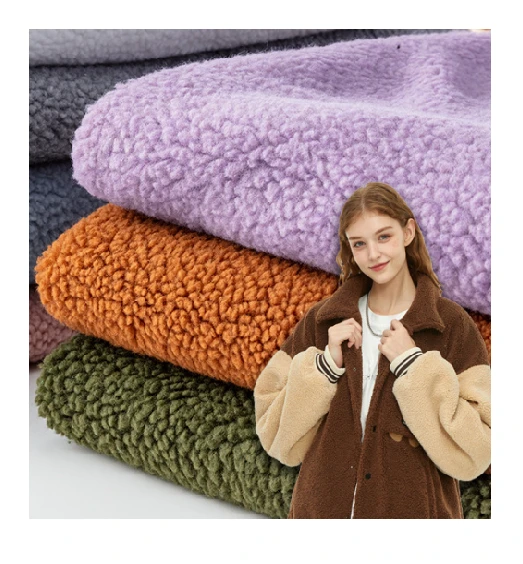 Luddigt extra varmt Jacquard Sherpa-tyg