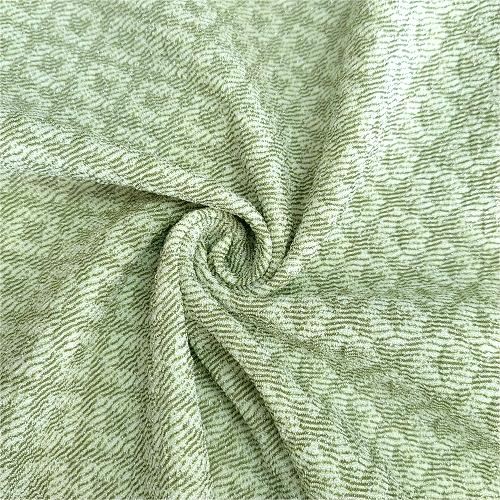 Stickad Jacquard Madrass Tyg