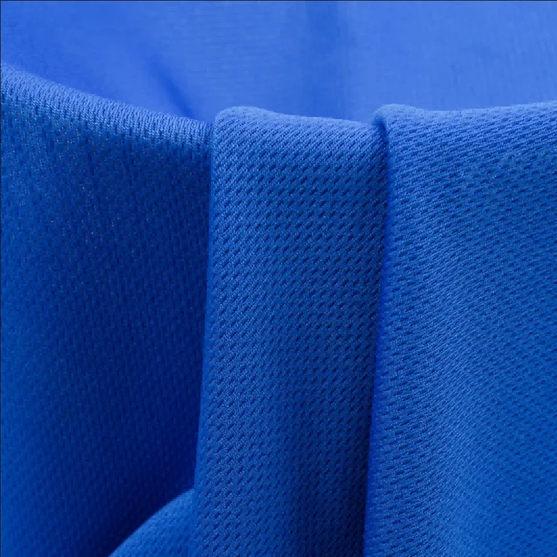 Stickad polyester Bird Eye Hole Mesh-tyg
