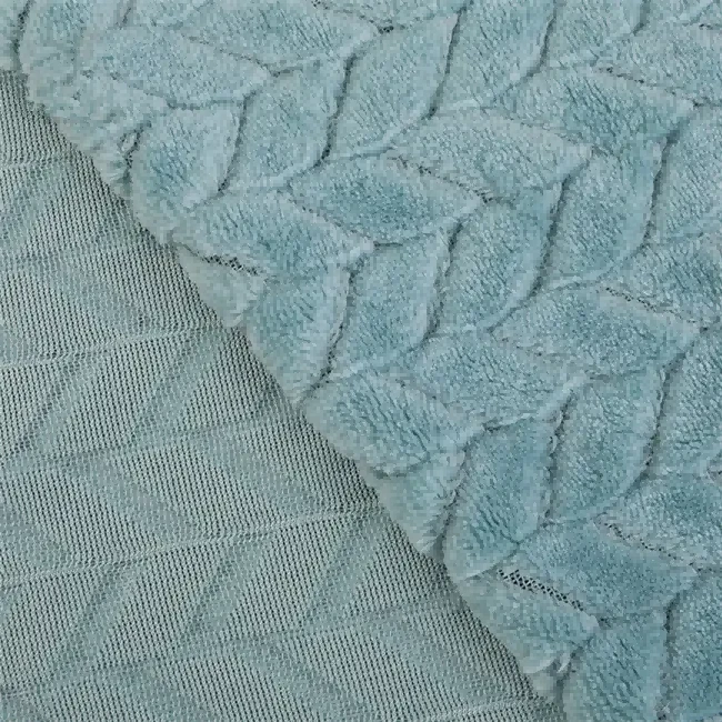 Leaf Jacquard Flanell Tyg