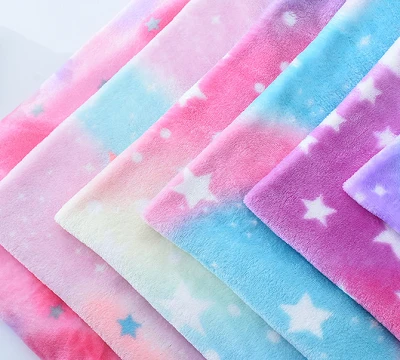 Lysande flanelltyg
