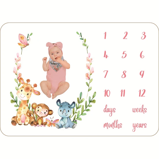 Milestone babyfilt