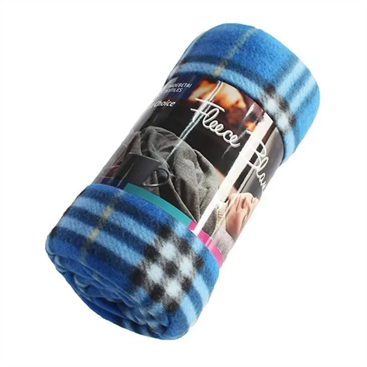 Plaid Polar Fleece Blanket quotation