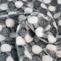 Plush 100% Polyester Coral Fleece Fabric in stock