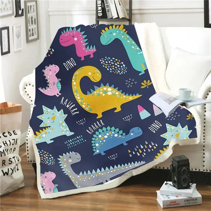 animal  sherpa throw blanket