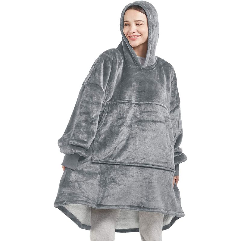 Sherpa hoodie filt
