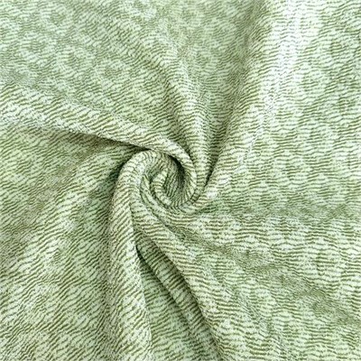 Stickad Jacquard Madrass Tyg