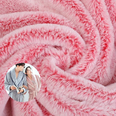 Långt hår kanin fuskpälstyg