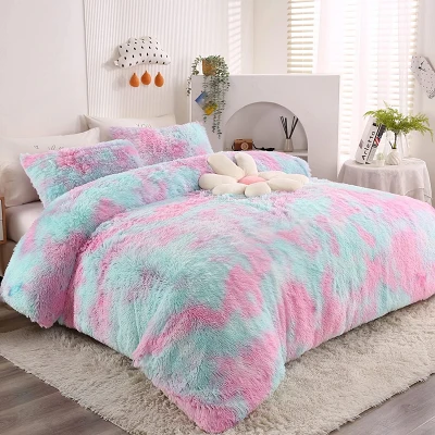 Tie Dye PV Sherpa Fleecefilt