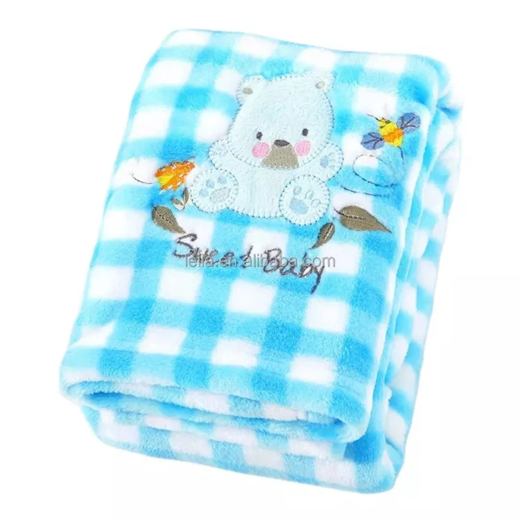 Tryckta Bear Baby filtar