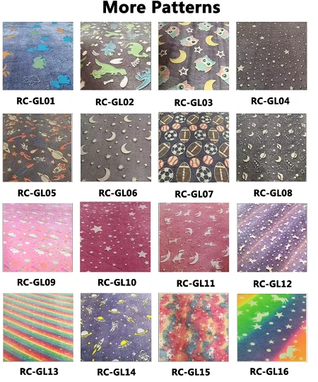 Star Moon Shining Luminous Blanket Star Moon Shining Luminous Blanket