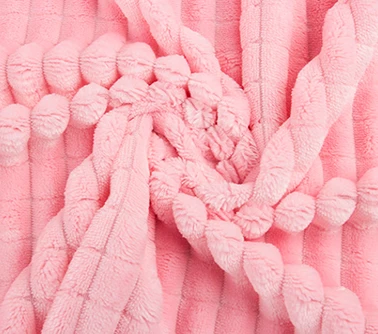 Randflanell fleece -tyg för filt