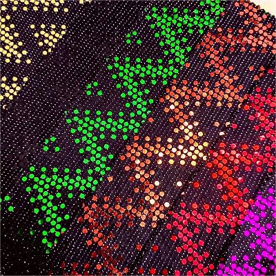 Tryckt tyg för vacker klänning