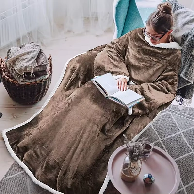 Snuggie hoodie filt