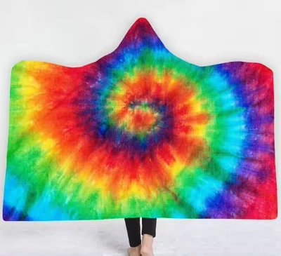 Tiefärgad hoodie filt