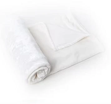 Vit flanellfilt